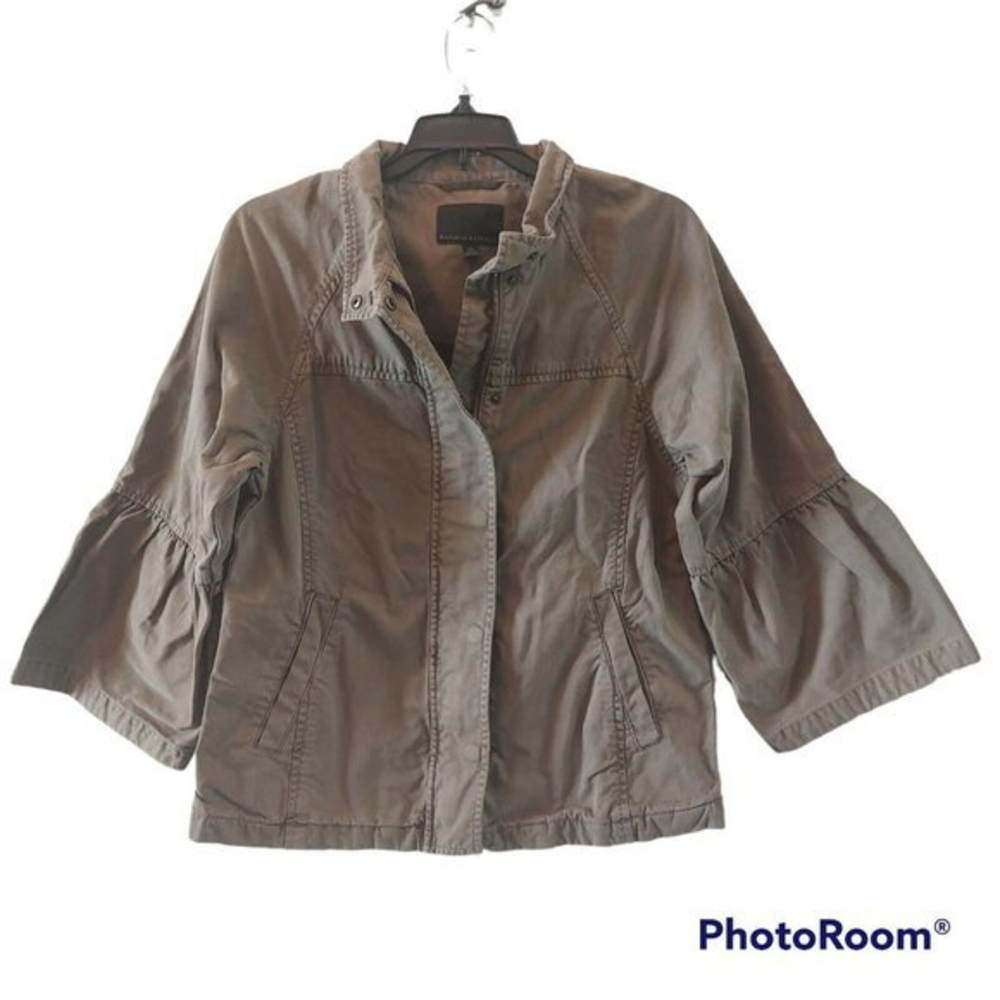 Banana Republic Olivia Palermo Utility Jacket Sage Green Women’s Size XS